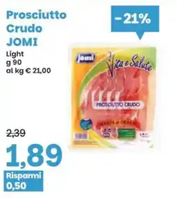Prix Quality Prosciutto Crudo JOMI offerta