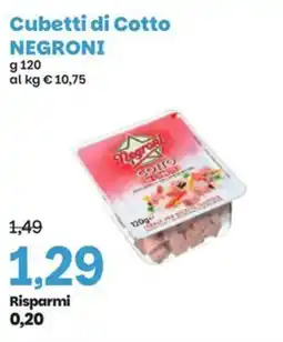 Prix Quality Cubetti di Cotto NEGRONI offerta