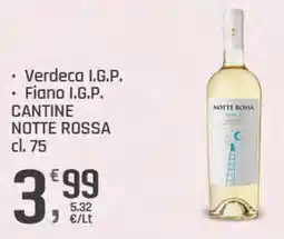 Supermercati Dok Verdeca I.G.P., Fiano I.G.P. CANTINE NOTTE ROSSA offerta