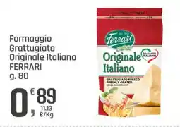 Supermercati Dok Formaggio Grattugiato Originale Italiano FERRARI offerta