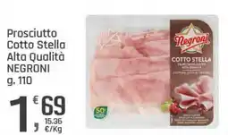 Supermercati Dok Prosciutto Cotto Stella Alta Qualità NEGRONI offerta