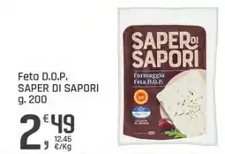 Supermercati Dok Feta D.O.P. SAPER DI SAPORI offerta