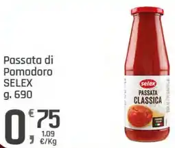 Supermercati Dok Passata di Pomodoro SELEX offerta