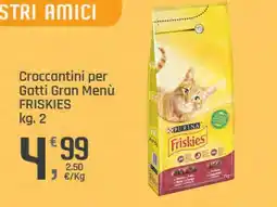 Supermercati Dok Croccantini per Gatti Gran Menù FRISKIES offerta