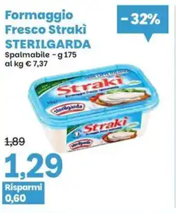 Prix Quality Formaggio Fresco Straki STERILGARDA offerta