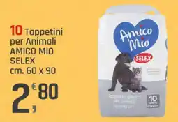 Supermercati Dok 10 tappetini per animali amico mio SELEX offerta
