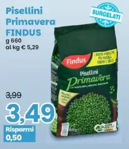 Prix Quality Pisellini Primavera FINDUS offerta