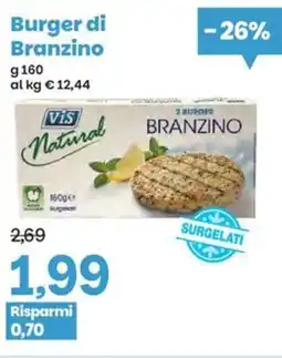 Prix Quality Vis Burger di Branzino offerta