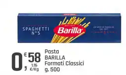 Supermercati Dok Pasta Barilla Formati Classici offerta