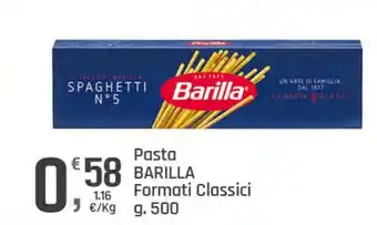Supermercati Dok Pasta Barilla Formati Classici offerta