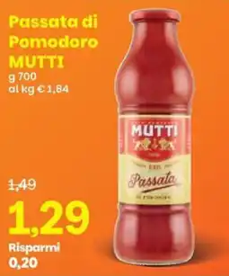Prix Quality Passata di Pomodoro MUTTI offerta