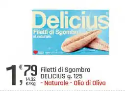 Supermercati Dok Filetti di Sgombro DELICIUS offerta