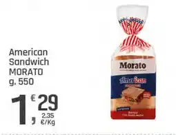Supermercati Dok American Sandwich MORATO offerta
