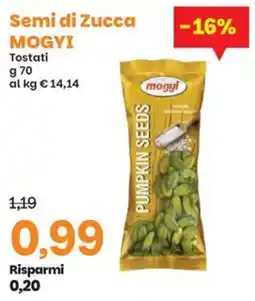 Prix Quality Semi di Zucca MOGYI offerta