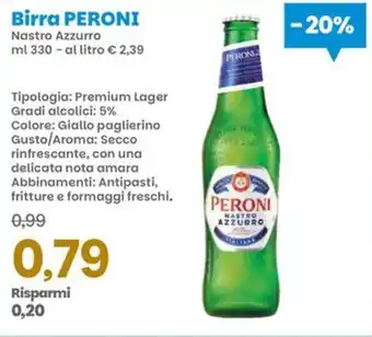 Prix Quality Birra PERONI offerta