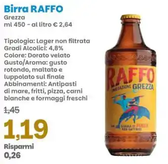 Prix Quality Birra RAFFO offerta