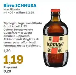 Prix Quality Birra ICHNUSA offerta