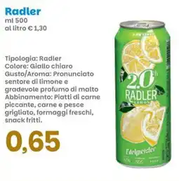 Prix Quality 2.0 Radler offerta