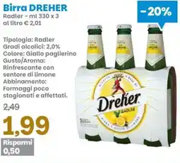 Prix Quality Birra DREHER offerta