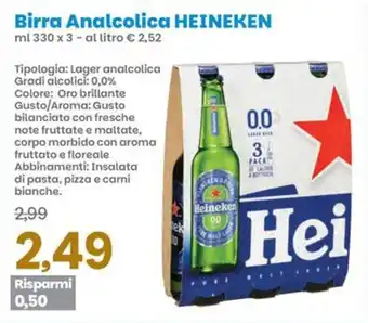 Prix Quality Birra Analcolica HEINEKEN offerta