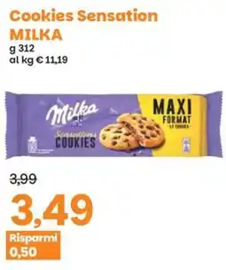 Prix Quality Cookies Sensation MILKA offerta