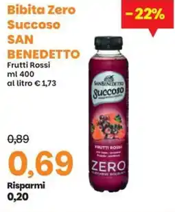 Prix Quality Bibita Zero Succoso SAN BENEDETTO offerta