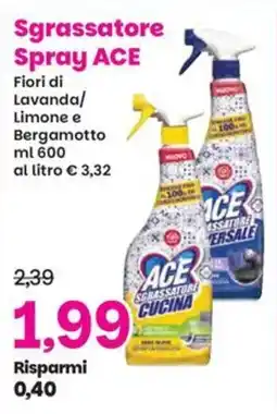 Prix Quality Sgrassatore Spray ACE offerta