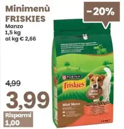 Prix Quality Minimenù FRISKIES offerta