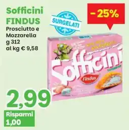 Prix Quality Sofficini FINDUS offerta