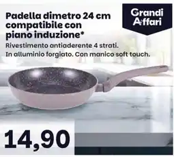 Prix Quality Padella dimetro 24 cm Grandi compatibile con piano induzione offerta
