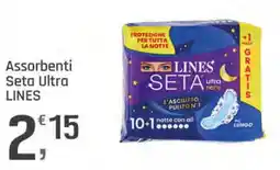 Supermercati Dok Assorbenti Seta Ultra LINES offerta
