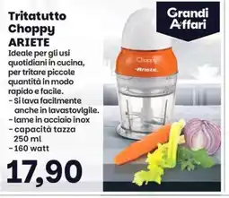 Prix Quality Tritatutto Choppy ARIETE offerta