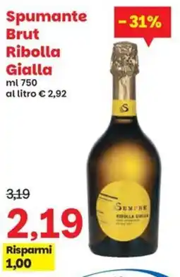 Prix Quality Spumante Brut Ribolla Gialla offerta