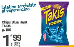 Supermercati Dok Chips Blue Heat TAKIS offerta