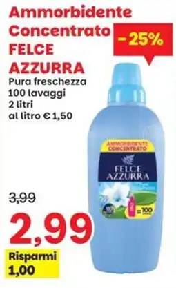 Prix Quality Ammorbidente Concentrato FELCE AZZURRA offerta
