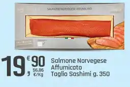 Supermercati Dok Salmone Norvegese Affumicato Taglio Sashimi offerta