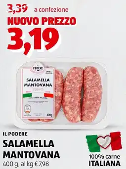 ALDI Il podere salamella mantovana offerta