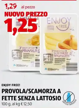 ALDI Enjoy free! provola/scamorza a fette senza lattosio offerta