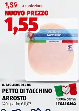 ALDI Il tagliere del re petto di tacchino arrosto offerta