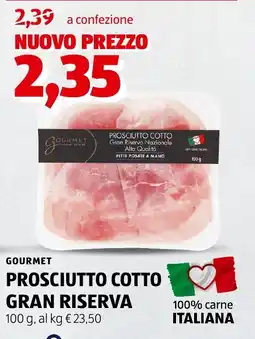 ALDI Gourmet prosciutto cotto gran riserva offerta