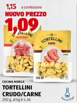 ALDI Cucina nobile tortellini crudo/carne offerta