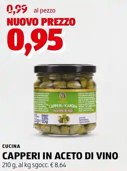 ALDI Cucina capperi in aceto di vino offerta