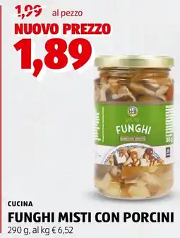ALDI Cucina funghi misti con porcini offerta