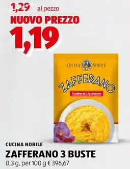 ALDI Cucina nobile zafferano 3 buste offerta