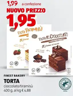 ALDI Finest bakery torta offerta