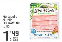 Supermercati Dok Granterre mortadella di pollo liberamente offerta