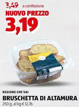 ALDI Regione che vai bruschetta di altamura offerta