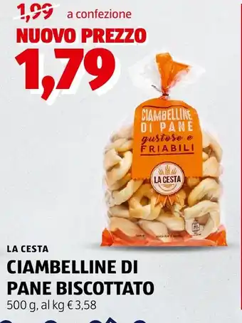 ALDI La cesta ciambelline di pane biscottato offerta