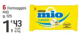 Supermercati Dok Nestle 6 formaggini mio offerta