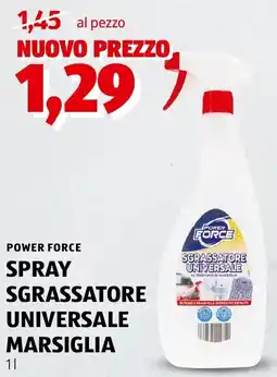 ALDI Power force spray sgrassatore universale marsiglia offerta